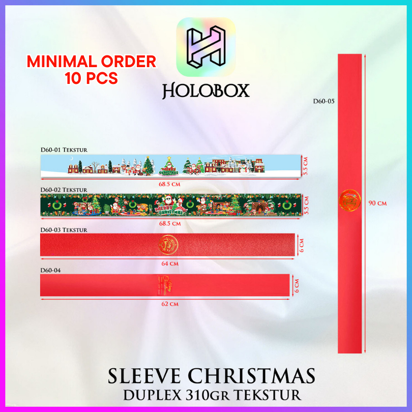 

Sleeve Merry Christmas / Sleeve Natal / Paperbelt / Natal Paper Belt / D60