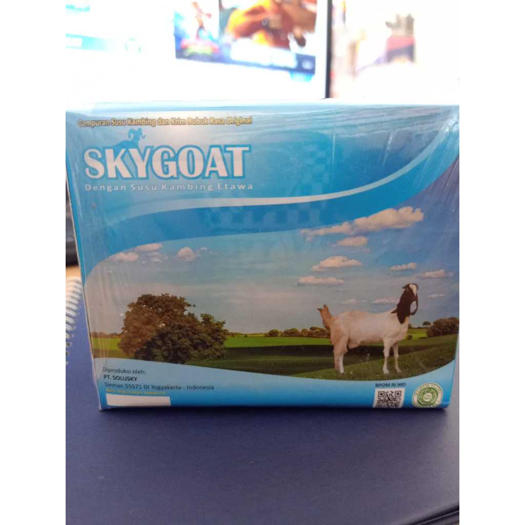 

Susu Kambing SKYGOAT ORIGINAL Rasa vanila isi 10 Sachet