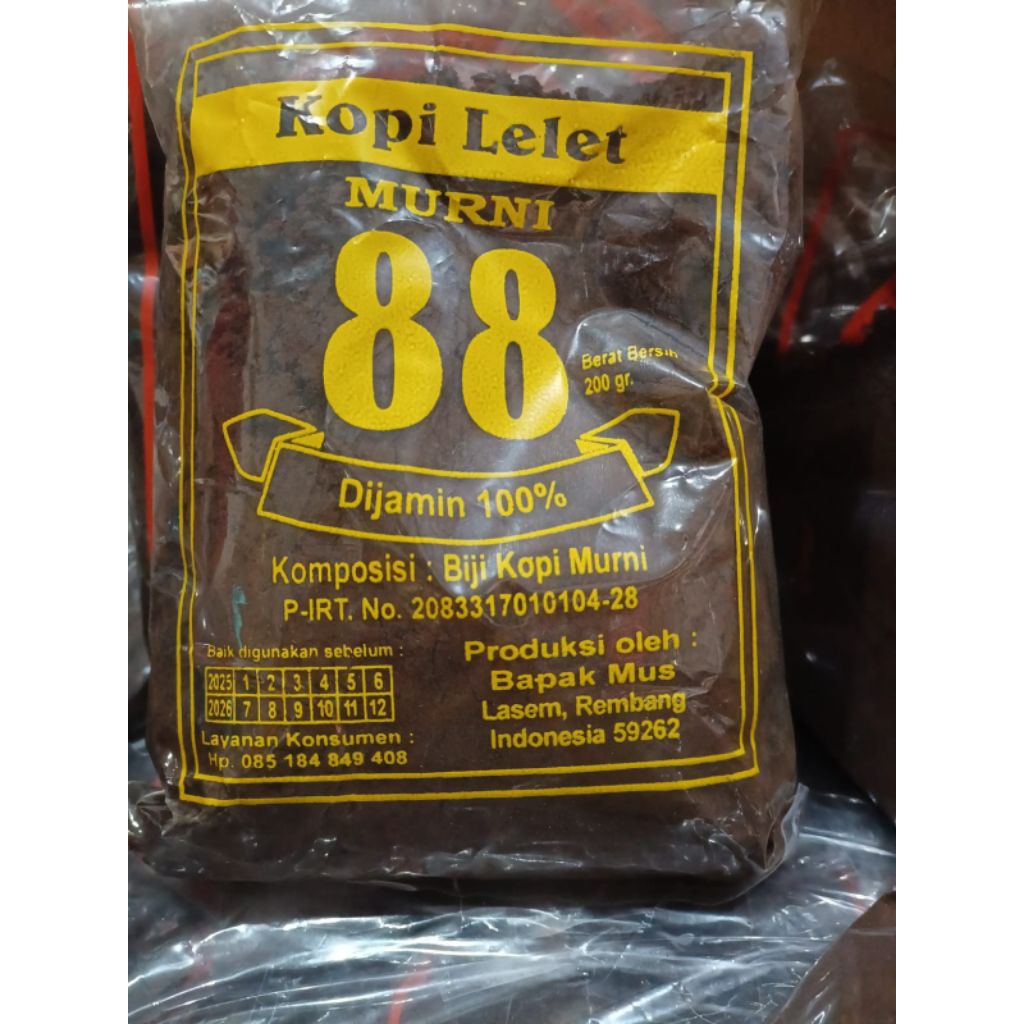 

Kopi Lelet LASEM PREMIUM