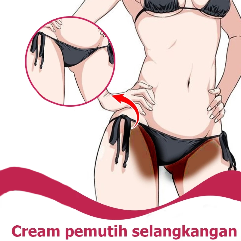 Pemutih selangkangan Pemutih selangkangan dan miss v Pemutih ketiak Pencerah selangkangan 30ml Pemut