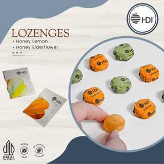 HDI Permen Kesehatan Lozenges Honey Elderflower • Honey Lemon ( Original By HDI ) - ORIGINAL 100%