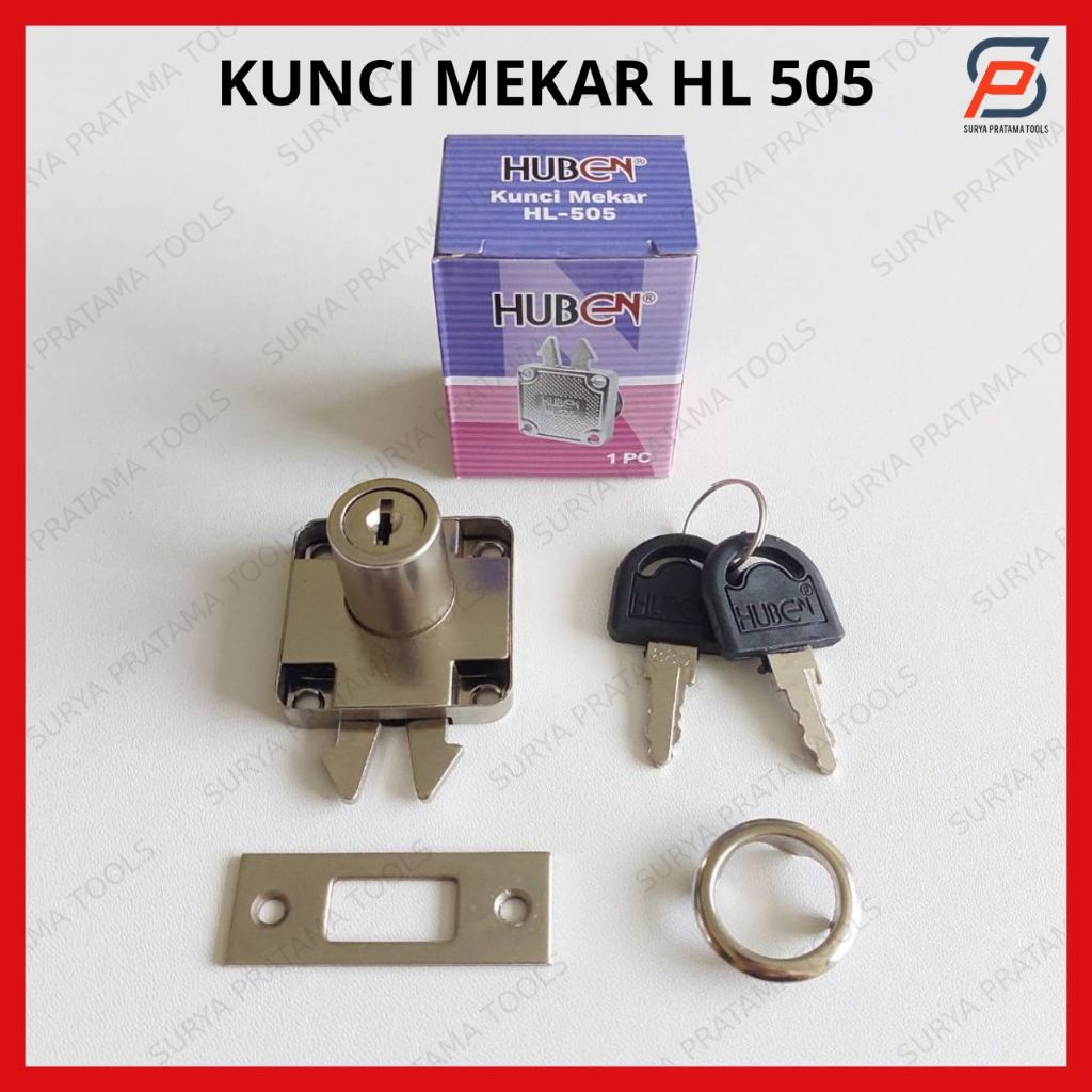 [GROSIR] Kunci Laci Mekar Huben HL 505 Kunci Lemari Pintu Geser Sliding HL-505