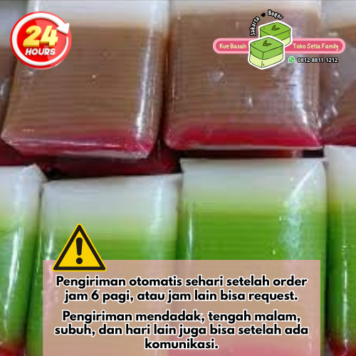 

Kue Basah / Kue Subuh / Kue Pepe / Lapis Pepe (Fresh dan Murah)