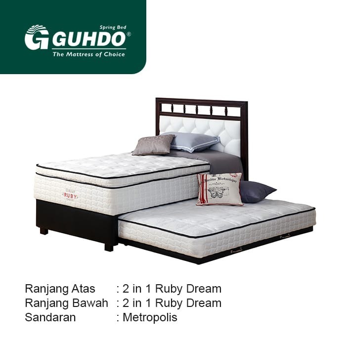 Kasur Springbed 2in1 Guhdo -  Ruby Dream