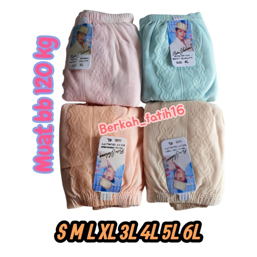 GROSIR CELANA DALAM WANITA LUSINAN KATUN RENDA/CD WANITA RENDA KATUN MURAH