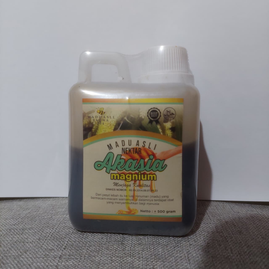 

Madu asli nektar AKASIA magnium tanpa campuran 100% asli 500 gram