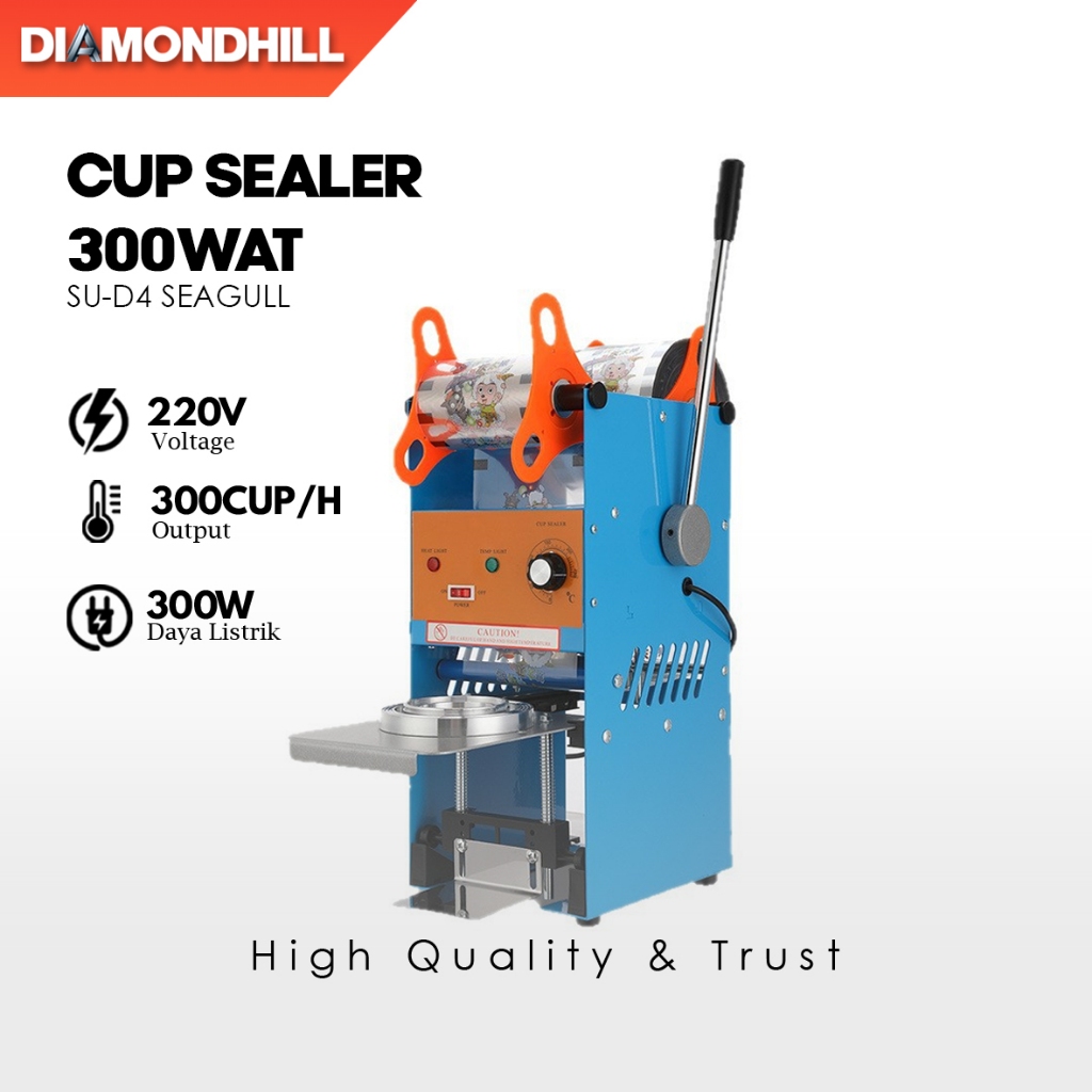 PENYEGEL GELAS MINUMAN/CUP SEALER SU-D8 SEAGULL