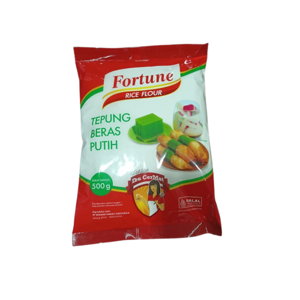 

Tepung Beras Putih Merk. Fortune isi 500gram