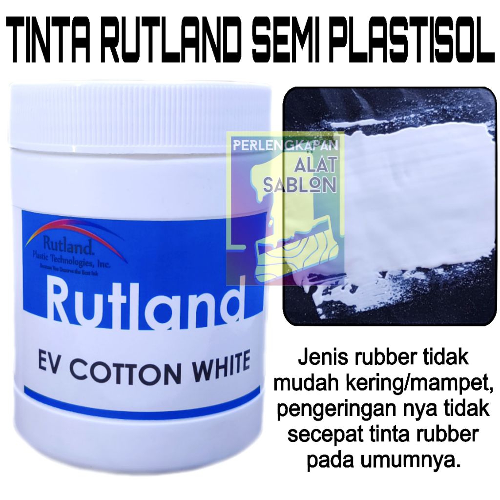 

SABLON RUTLAND SEMI PLASTISOL EV COTTON WHITE TINTA SABLON 500GR