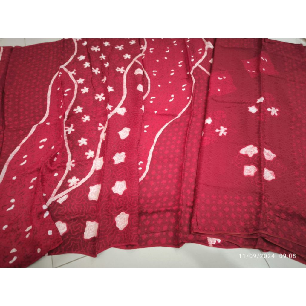 KAIN BATIK VISCOSE CAP PULAUAN CEPLOK KHAS CIREBON BATIK FARIZA TERBARU