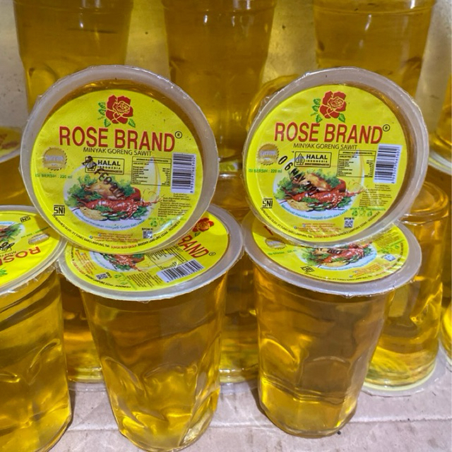 

Minyak Goreng Rose Brand 220 ml Gelas
