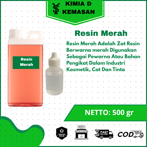 

Resin Merah 500 gr + Katalis 10 ml