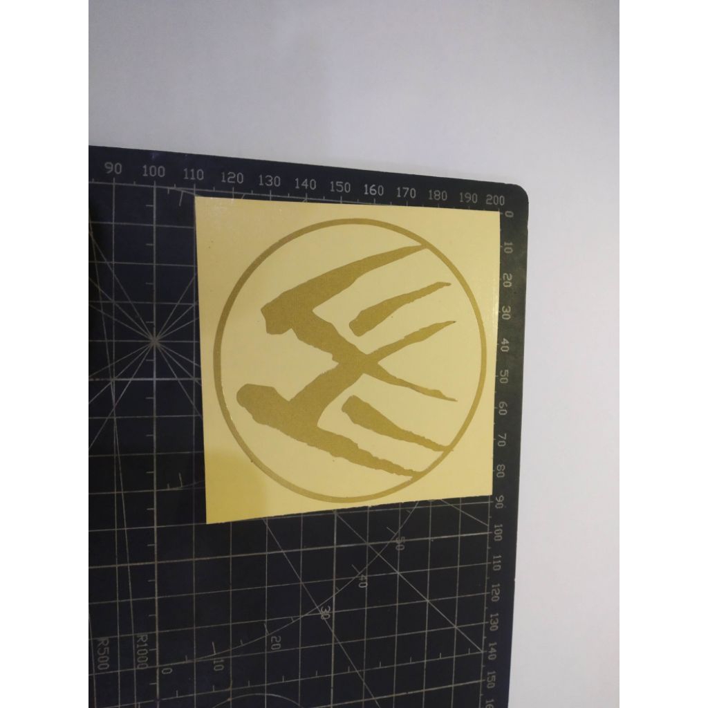 

stiker cutting wolverine