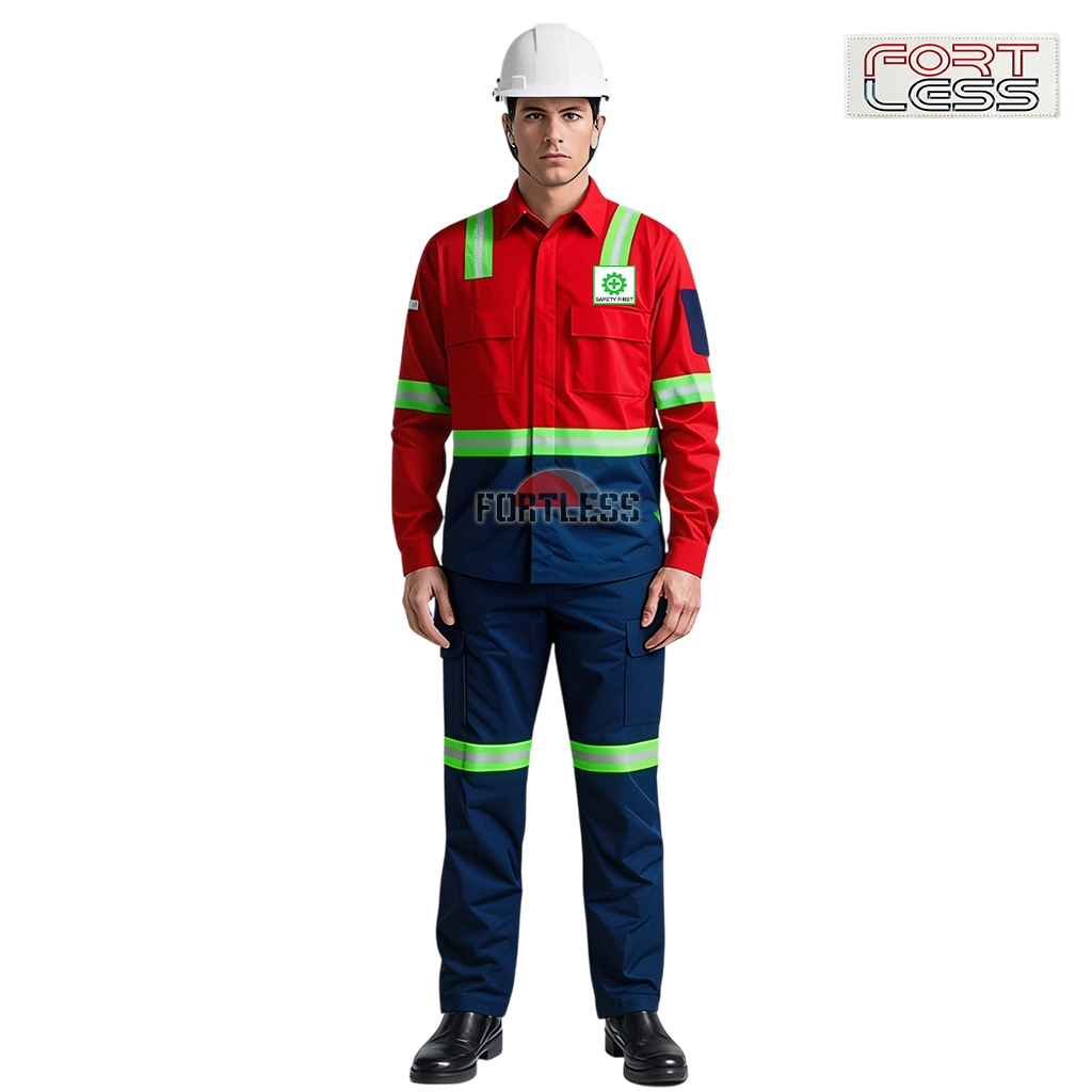 Kemeja Setelan Safety 2 Kombinasi Warna - Wearpack Setelan Safety 2 Kombinasi Warna - Kemeja Safety