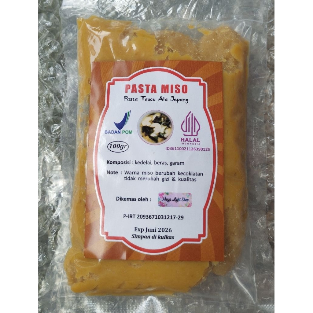 

Pasta Miso 100gr tauco jepang sup rumput laut sup tauco kedelai wakame dashi halal miso soup seaweed nori soup tauco promo