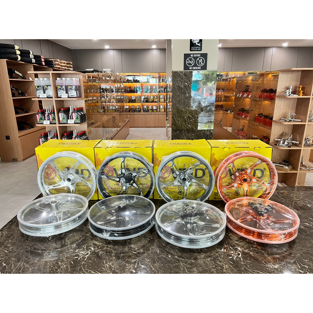 VELG VND NEW SPEED BEAT KARBU RING 17 UK 140/ 160 SCOOPY GENIO VARIO 110 FI VELG VND RACING