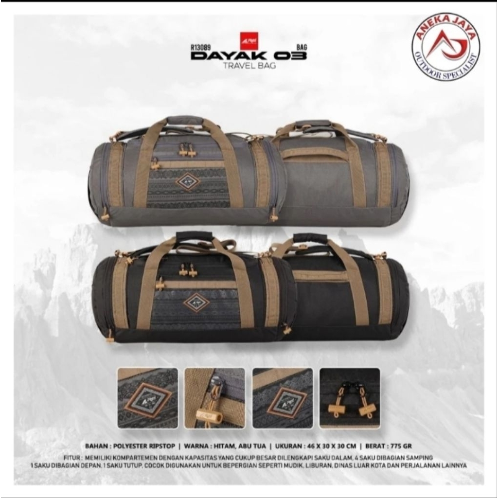 TRAVEL BAG REI DAYAK 03