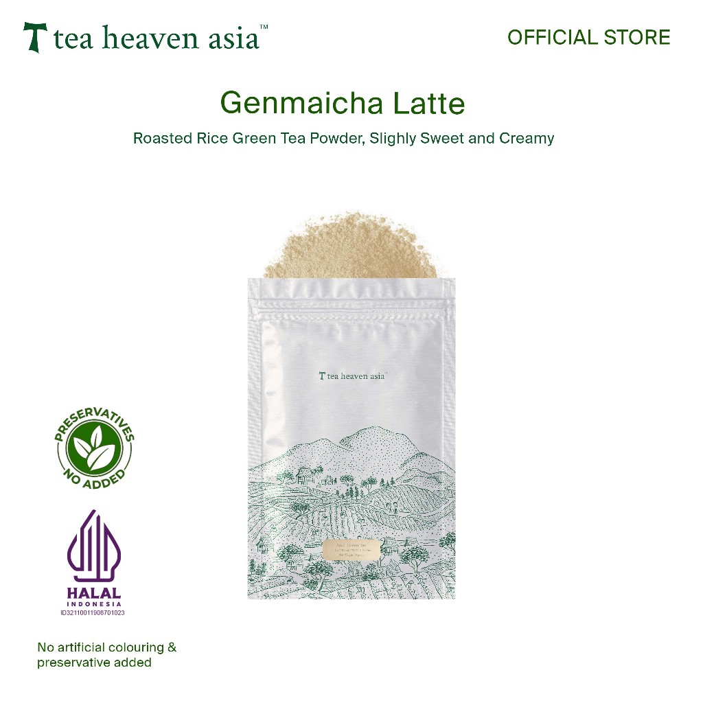 

Tea Heaven Genmaicha Latte 100gr