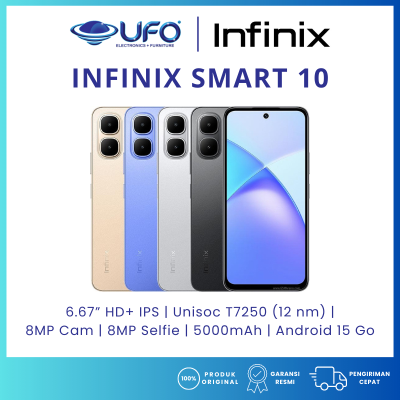 HP INFINIX Smart 10 RAM4/128GB BARU - GARANSI RESMI