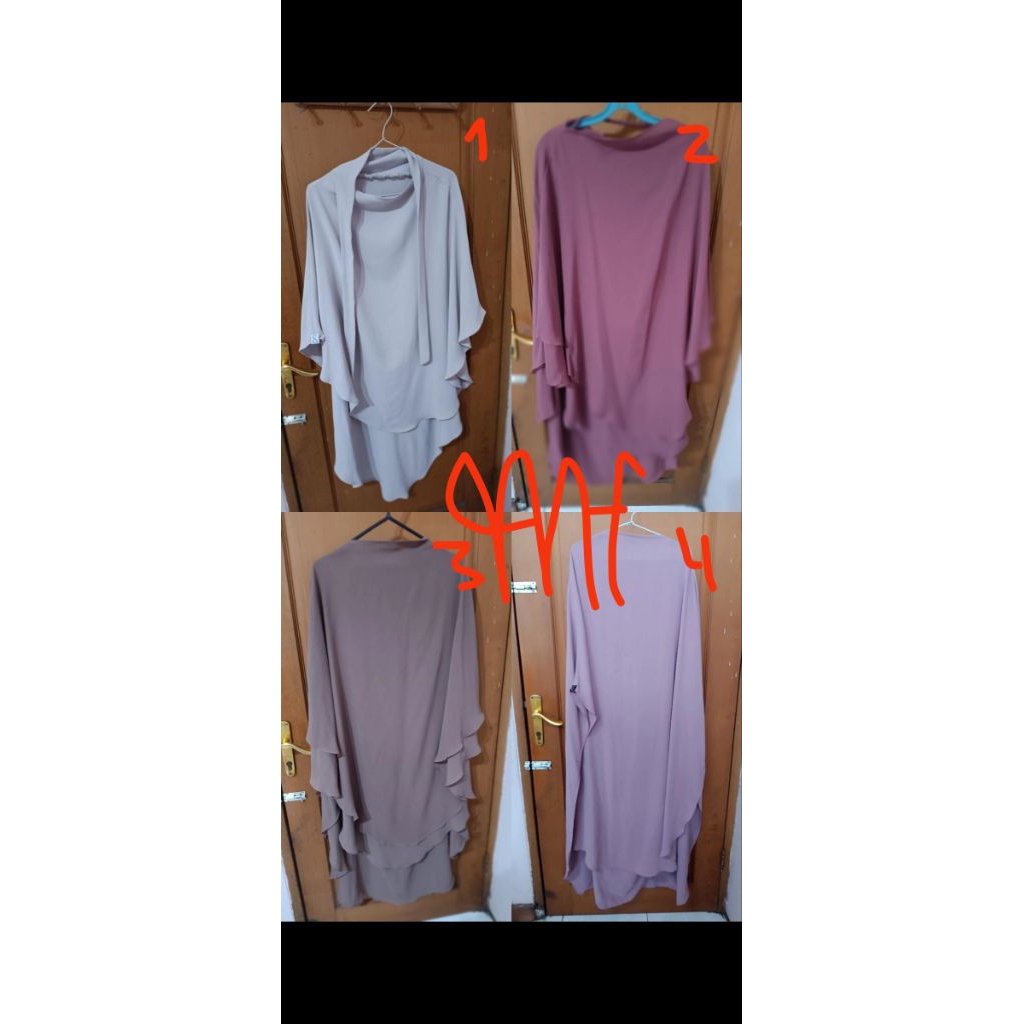 French Khimar Long Prime Aljenna dan FK savanah BySofni