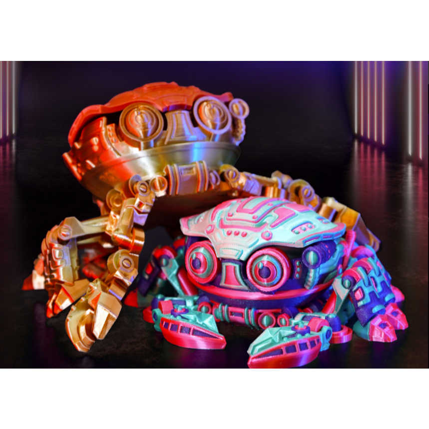 Cuero Mainan Cyber Crab Robot Kepiting Artikulasi