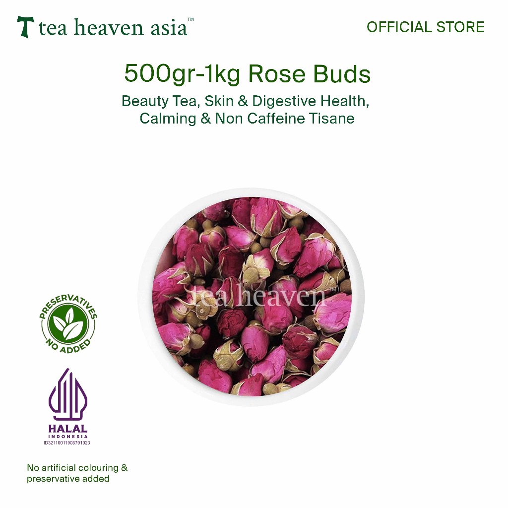

Tea Heaven Rose Buds Teh Bunga Mawar Bulk