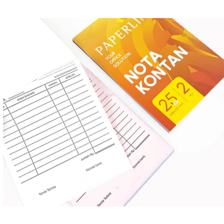 

Nota Kontan Paperline Kecil 2 Ply (NK K2 NCR)