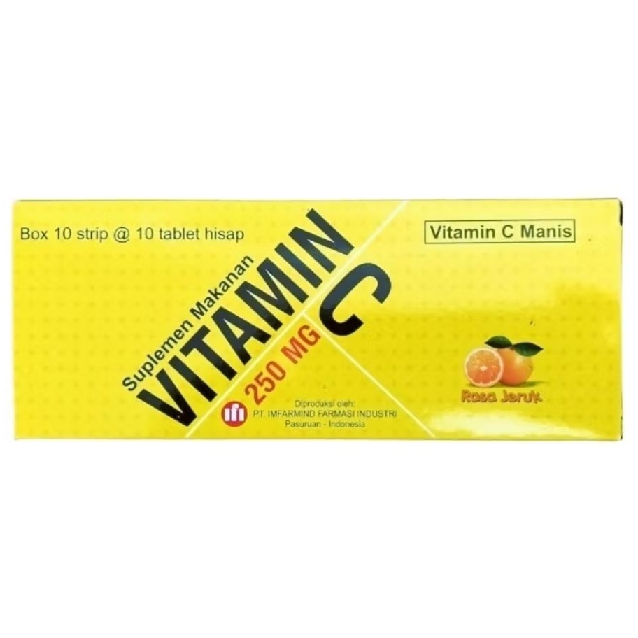 VITAMIN C 250mg (100's /Dus) - IFI /IMFARMIND