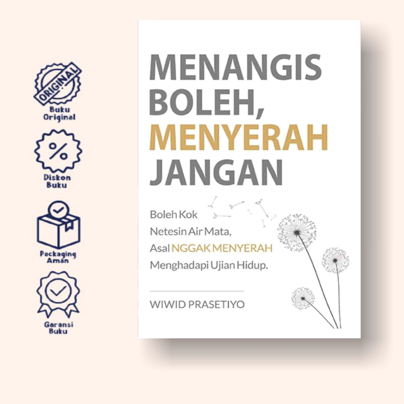 Buku Menangis Boleh, Menyerah Jangan - Anak Hebat Indonesia