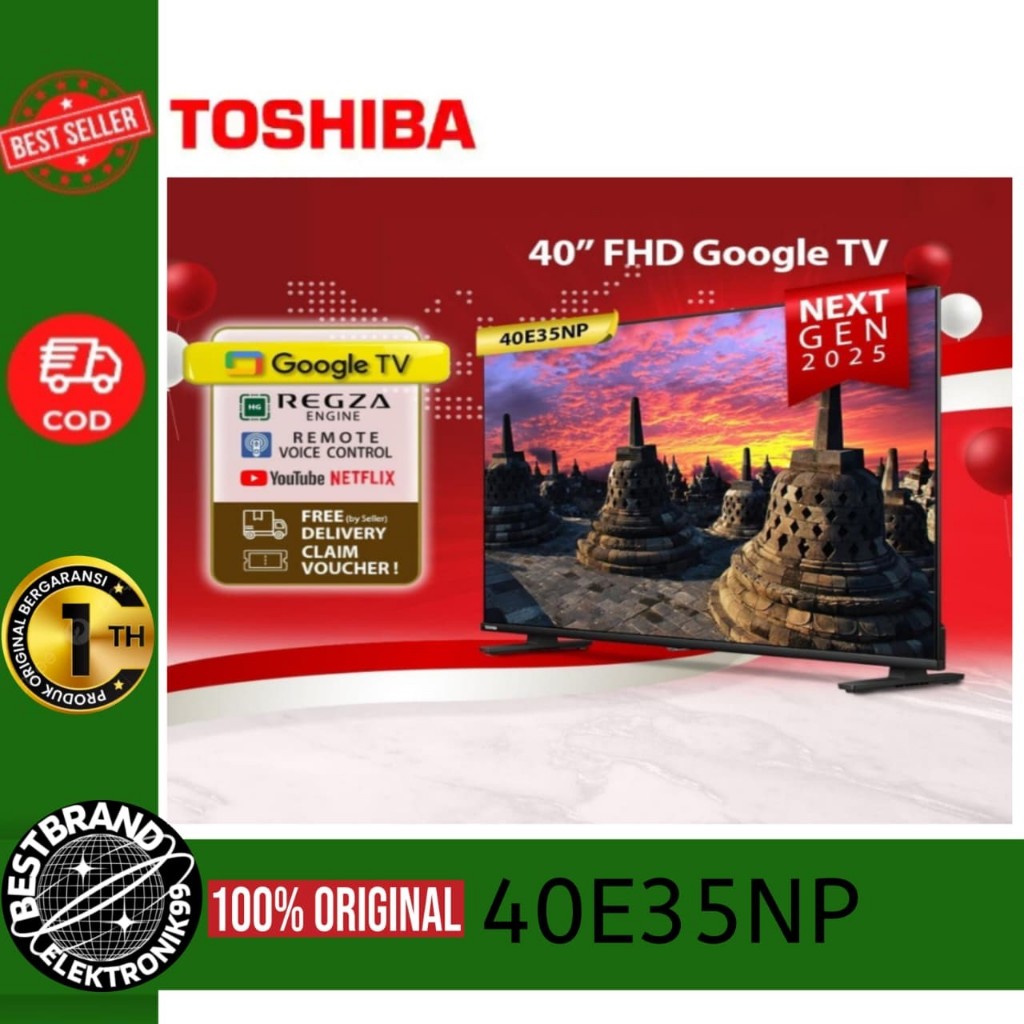 TOSHIBA 40E35NP FHD GOOGLE TV 40INCH DOLBY DIGITAL 40E35NP