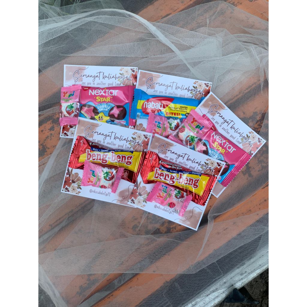 

MINI GIFT SNACK / MINI GIFT ULTAH/ FREEBIES/ BINGKISAN SNACK