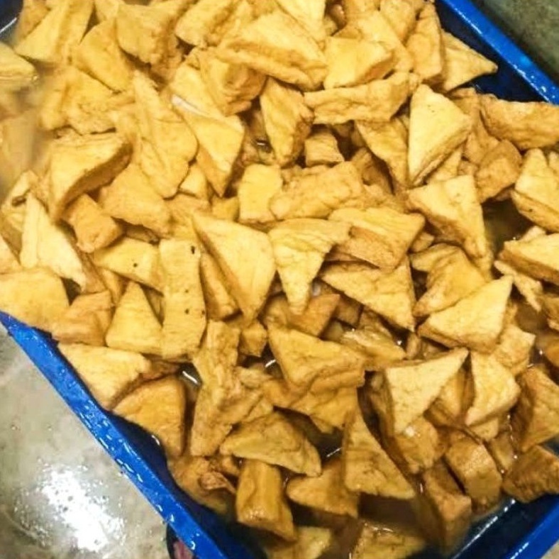 

Tahu Segitiga Coklat Isi 10Pcs -Sayur omstore