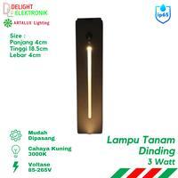 Lampu Tanam Dinding Tangga Outdoor Waterproof 3 W Watt