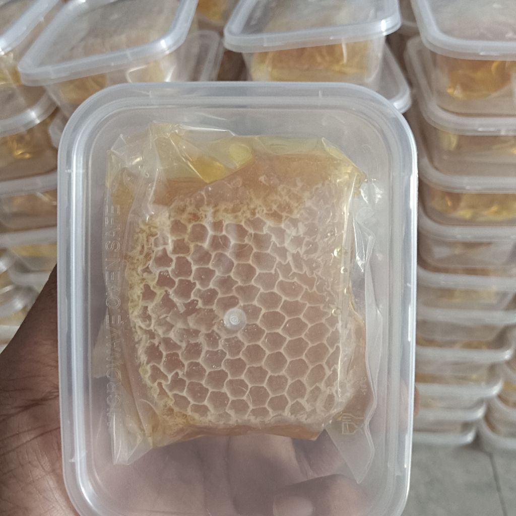 

MADU SARANG ASLI MURNI ALAMI SARANG MADU RAW HONEY asli raw honey madu mentah madu melifera honeycomb madu ricis netto 100 gram