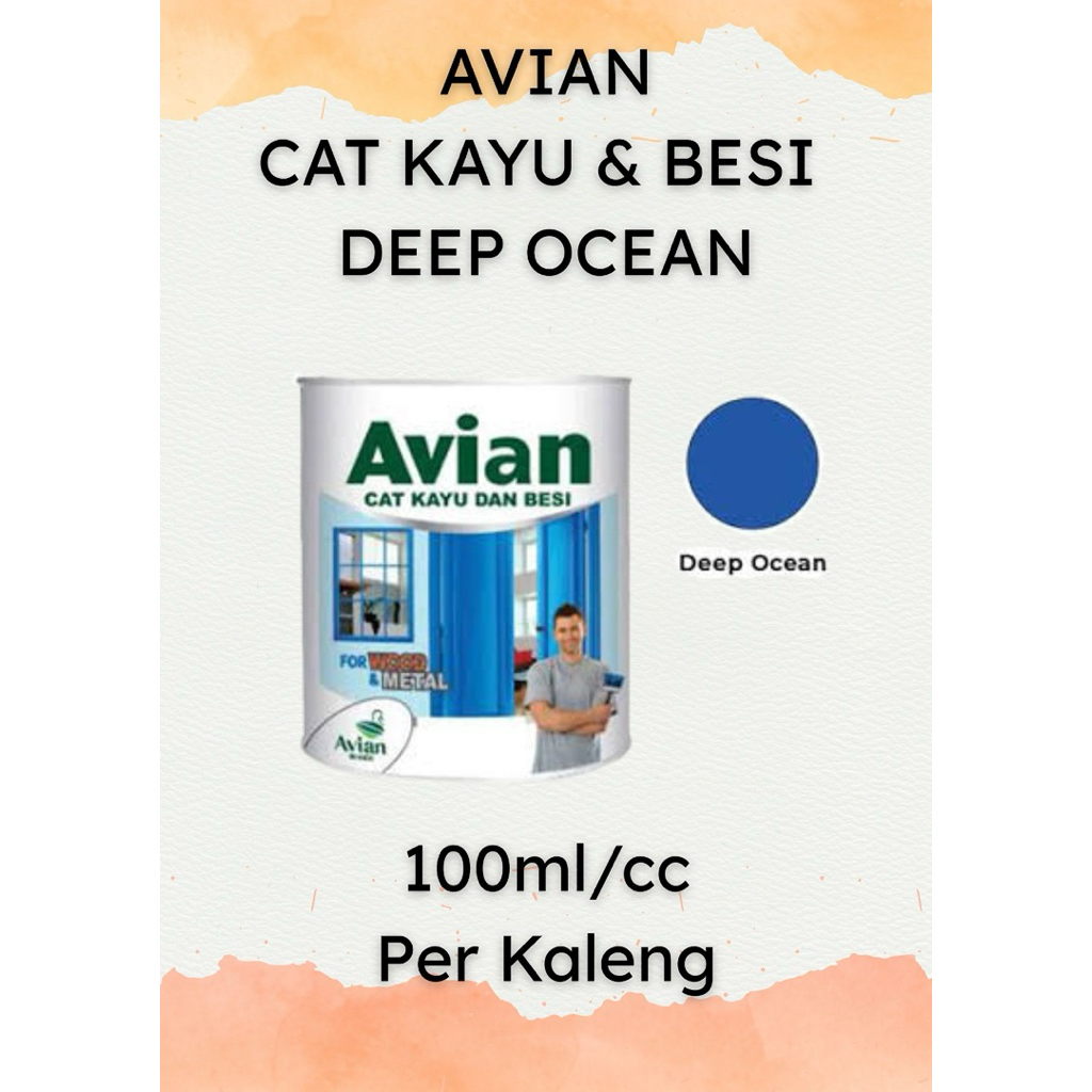 Cat Avian 705 Deep Ocean 100cc | Cat Kayu & Besi Anti Karat Warna Biru Tua Elegan
