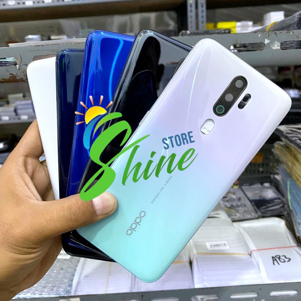 Casing Housing HP Oppo A5 2020 CPH1931 CPH1959 Backdoor + Bezel Bekdor Tutup Belakang Kesing