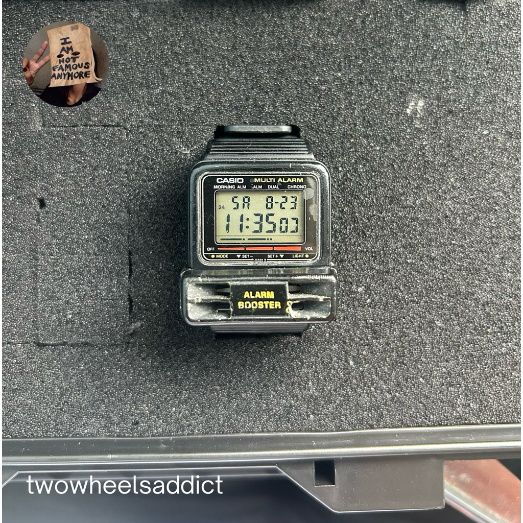 Jam Tangan Vintage Casio BA80 + Alarm Booster