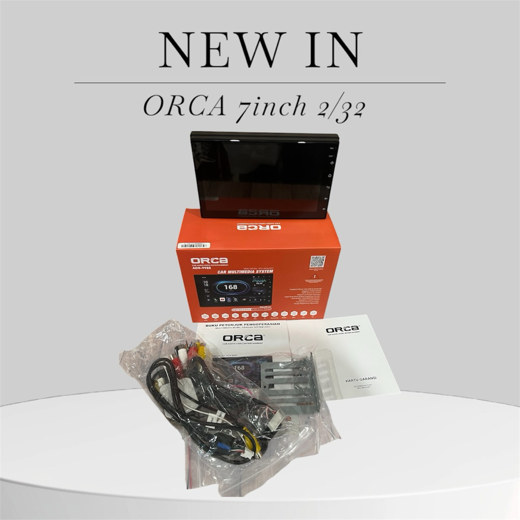 Headunit Android 7inch ORCA Ecolite 2GB/ 32GB TV mobil
