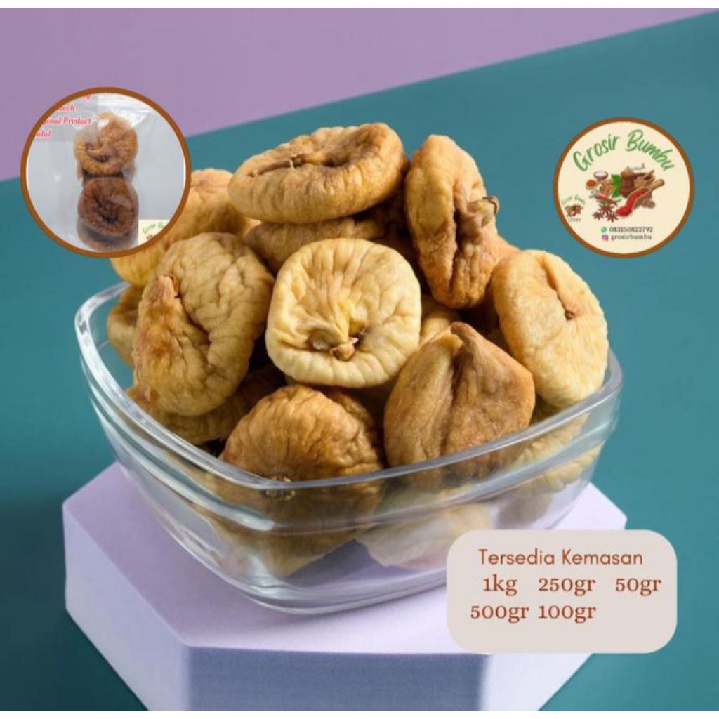 

buah tin kering 250gr/figs buah ara kering 100%enak