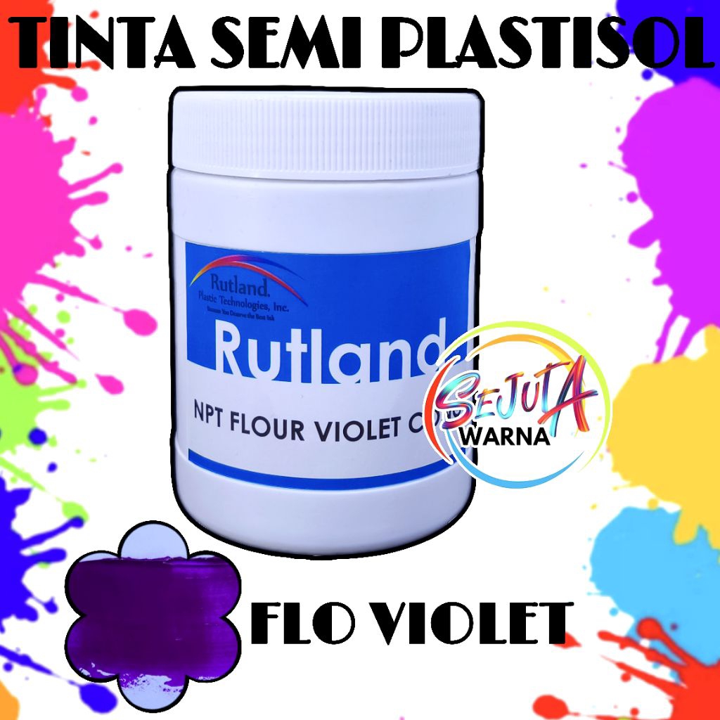 

RUTLAND TINTA SEMI PLASTISOL NPT FLOUR VIOLET CAT SABLON 500GR