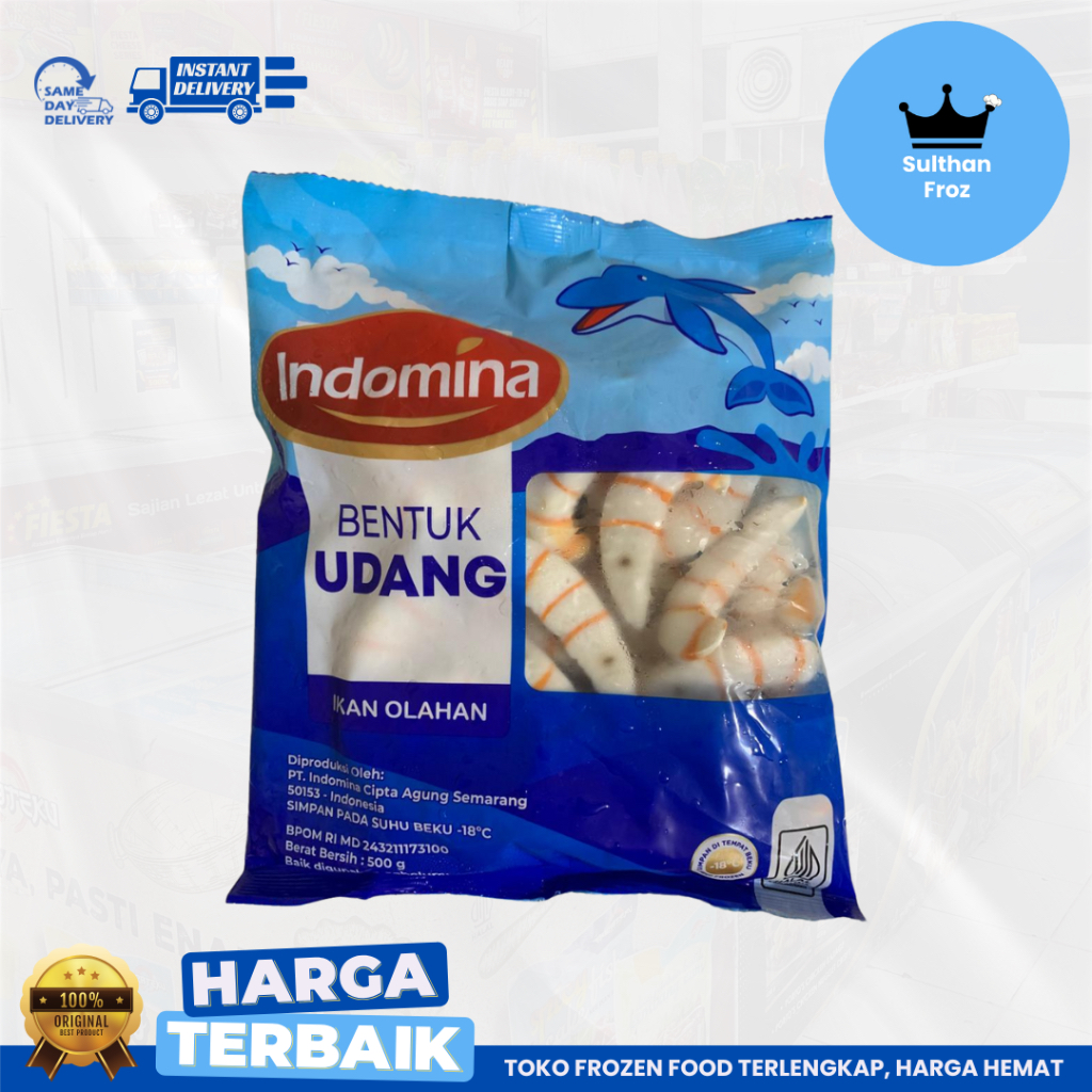 

INDOMINA IKAN OLAHAN BENTUK UDANG 500 GR