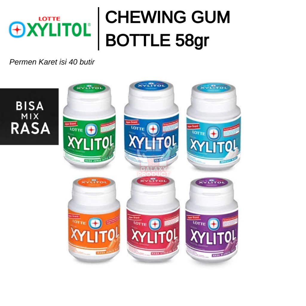 

LOTTE XYLITOL [HARGA 1 BTL] CHEWING GUM BOTTLE - PERMEN KARET