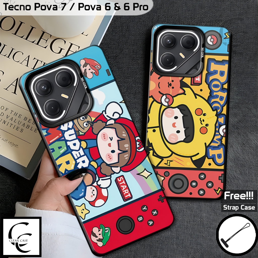 Casing So Cool Tecno Pova 7 Terbaru 2025 | SoftCase HP Tecno Pova 7 | Tecno Pova 6 & Tecno Pova 6 Pr