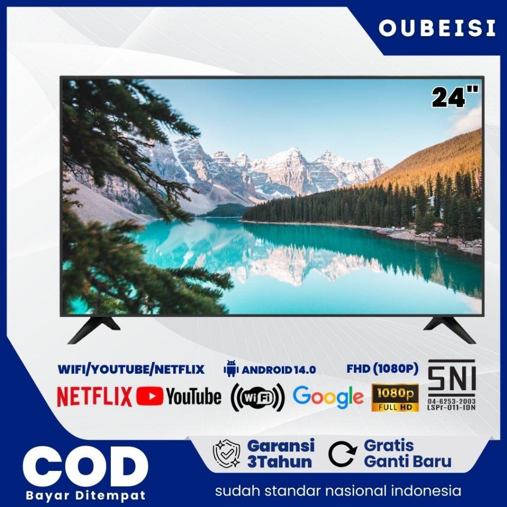 OUBEISI TV SMART tv  LED Monitor 24/25 inch layar komputer Gaming Monitor 25 inch tv led digital Gar