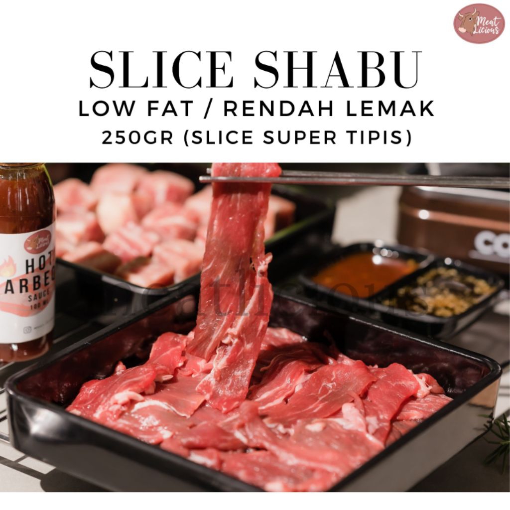 

Shabu Slice Low Fat (daging slice tipis)