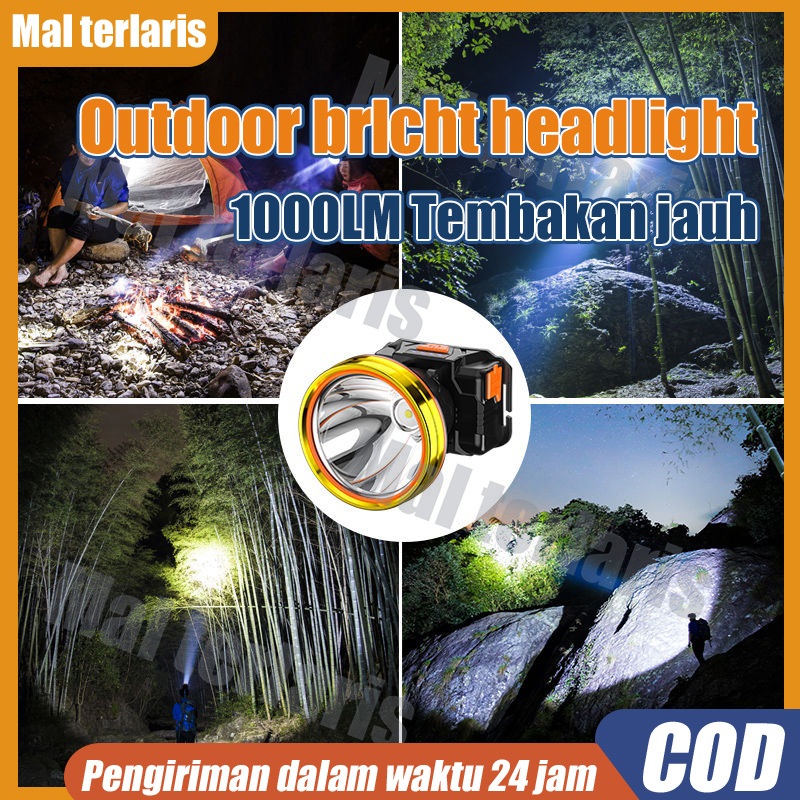 LED Senter Super Terang/Outdoor LED Senter Kepala/led Senter Berkemah Headlamp/Senter Kepala/TERANG 