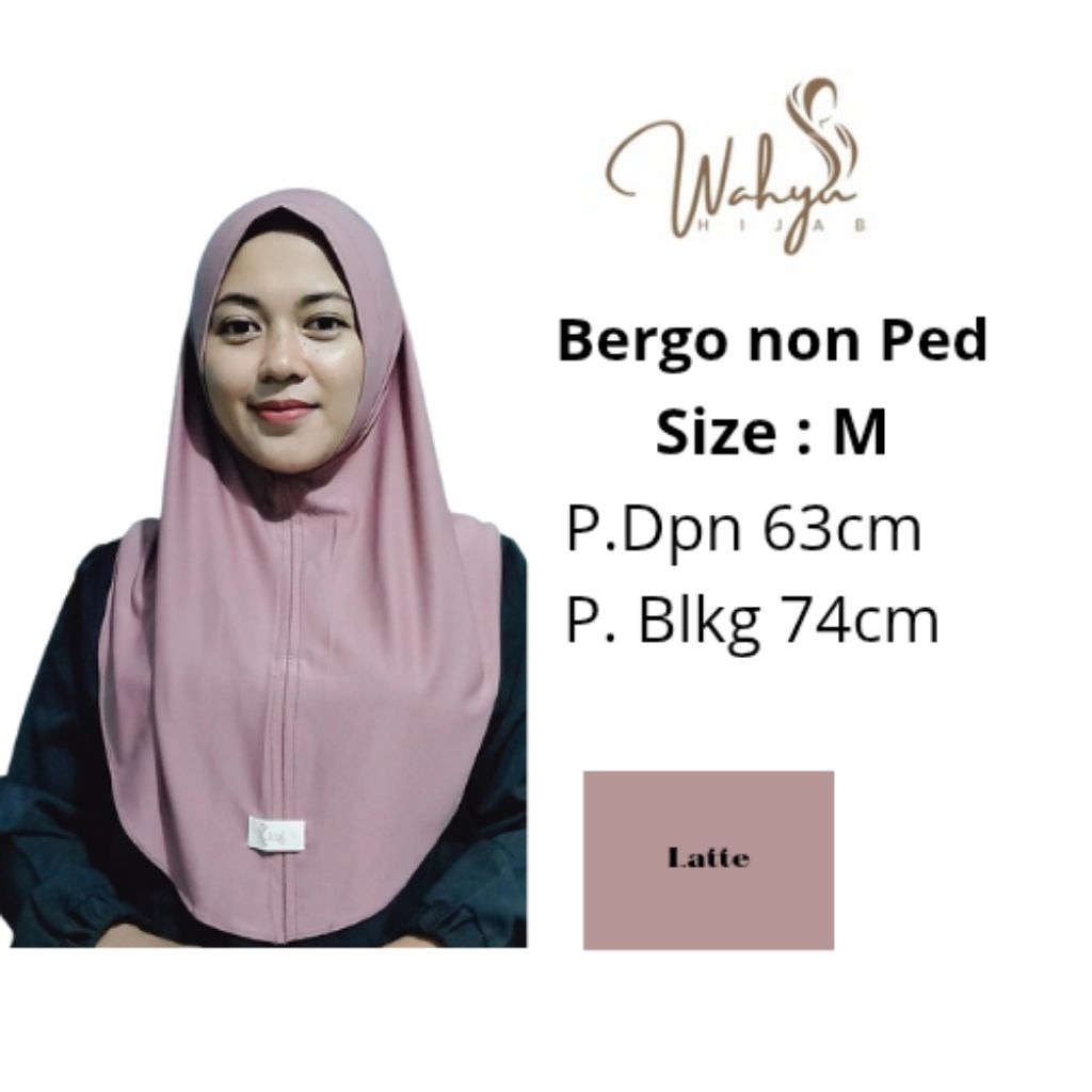 WAHYU HIJAB / BERGO INSTAN NONPED - BERGO PED