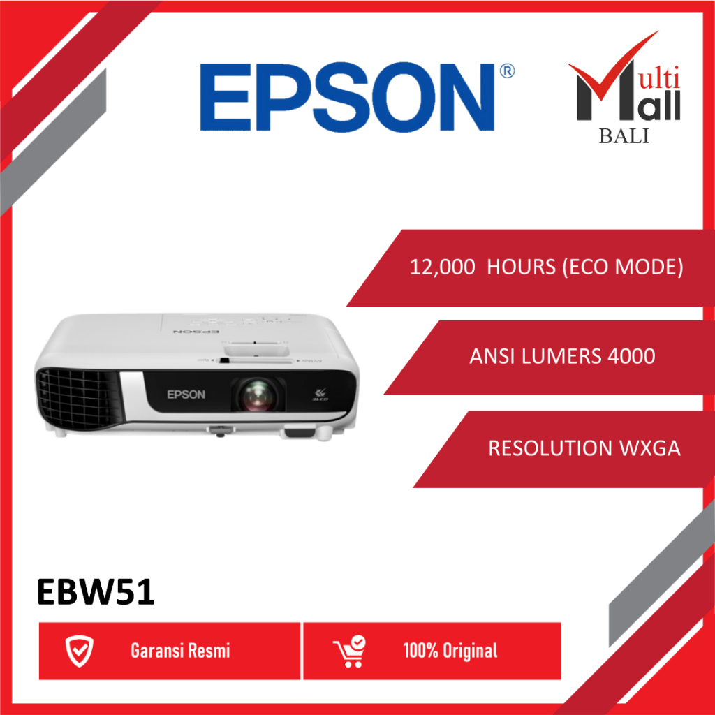 proyektor epson eb-w51 wxga 4000 ansi lumens