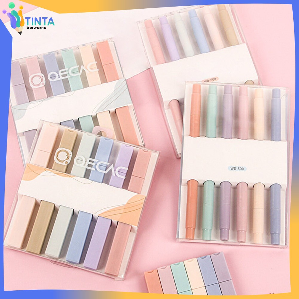 

Highlighter Set Isi 6pcs Double Tip Penanda Teks Polos / Spidol Pen Marker Dua Sisi Warna Pastel Peralatan Sekolah Siswa Tinta Berwarna A116