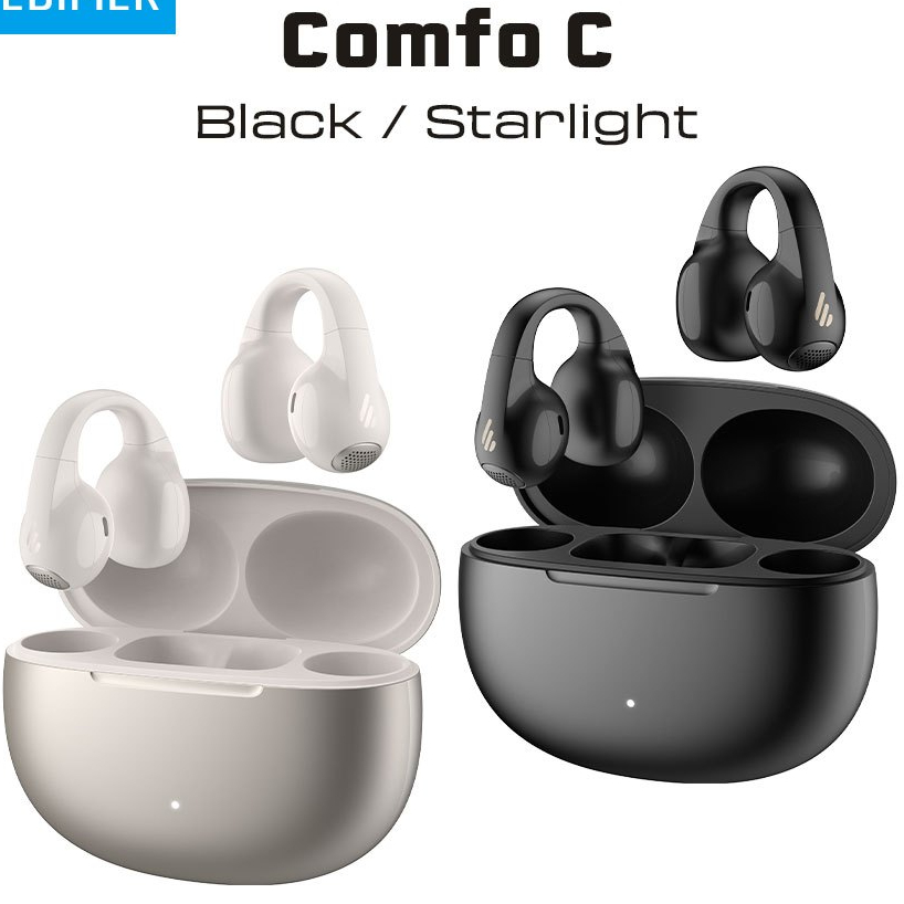 Edifier Comfo C / Comfo Q Open-Ear Earbuds Bluetooth | TWS Nyaman, Suara Jernih, Tanpa Tutup Telinga